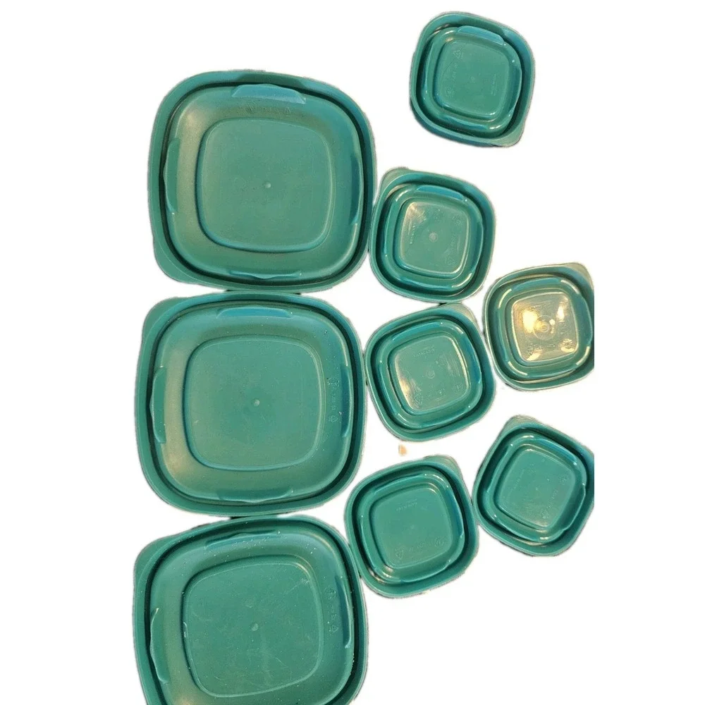 Rubbermaid Teal Turquoise Replacement Lid Cover 4